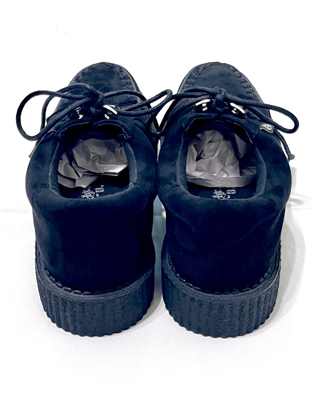 T.U.K. Anarchic Black Faux Suede Creeper Shoes Men's US 9 / EU 42 - Picture 5 of 5